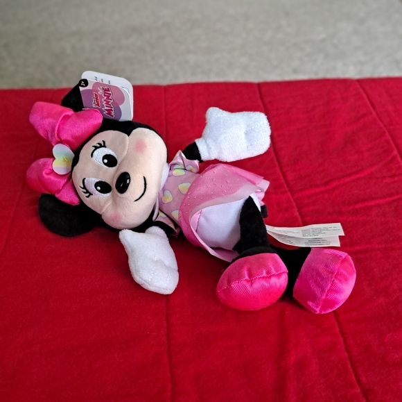 11" Disney Minnie Mouse Plush Toy  Dressed In Pink 🎀 - Picture 4 of 8